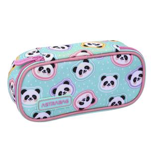 Opakowanie Piórnik owalny Astrabag Minty Pandas AC6