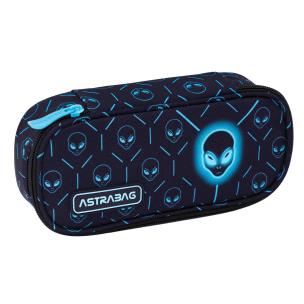 Opakowanie Piórnik owalny Astrabag Neon Ufo AC6