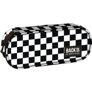 Opakowanie Piórnik owalny  BACKUP 4 model A 94 Szachownica