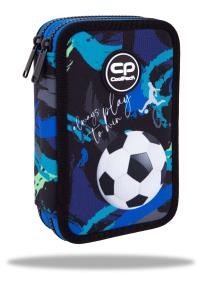 Opakowanie Piórnik podwójny z wyposażeniem Coolpack Jumper 2 Football Navy