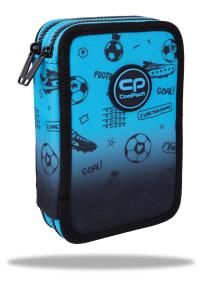 Opakowanie Piórnik podwójny z wyposażeniem Coolpack Jumper 2 Game Over Gradient Blue
