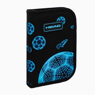 Opakowanie Piórnik pojedynczy dwuklapkowy bez wyposażenia Head Football Fan AC1