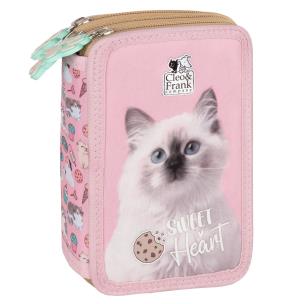 Opakowanie Piórnik potrójny wyp Cleo i Frank 45 DERFORM