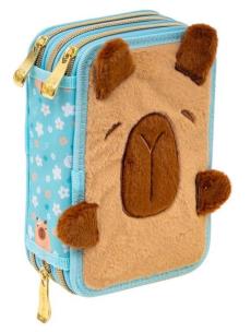 Opakowanie Piórnik potrójny z wyposaż. Jumbo Fluffy CapyASTRA