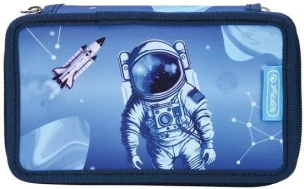 Piórnik potrójny z wyposażeniem Cosmic Explorer. Wydawca: HERLITZ. Multiszop.pl Opakowanie Piórnik potrójny z wyposażeniem Cosmic Explorer