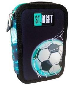 Piórnik potrójny z wyposażeniem PC5 Neon Football. Wydawca: ST-MAJEWSKI. Multiszop.pl Opakowanie Piórnik potrójny z wyposażeniem PC5 Neon Football