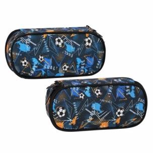 Piórnik saszetka 1zamek Football blue. Wydawca: Starpak. Multiszop.pl Opakowanie Piórnik saszetka 1zamek Football blue