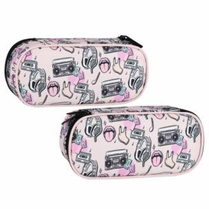 Opakowanie Piórnik saszetka owalna Music