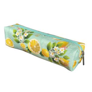 Opakowanie Piórnik szkolny młodzieżowy prostokąt kostka Cytrusowe Kwiaty