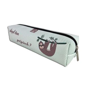 Opakowanie Piórnik szkolny młodzieżowy prostokąt kostka Leniwiec Chwilunia