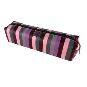 Opakowanie Piórnik szkolny młodzieżowy prostokąt kostka Pasy Fashion Colors