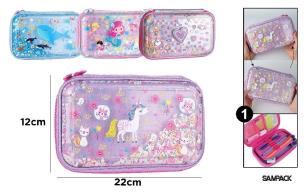 Opakowanie Piórnik szkolny z klapką MIX