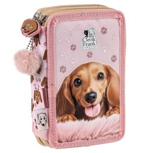 Opakowanie Piórnik z wyposażeniem Cleo i Frank 2-kom. DERFORM