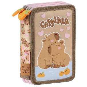 Opakowanie Piórnik z wyposażeniem Kapibara 2-kom. DERFORM