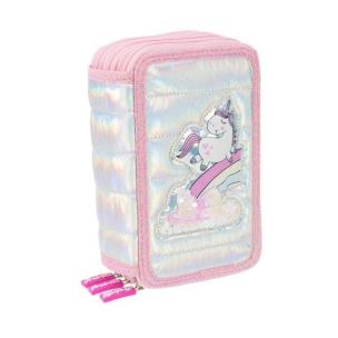 Piórnik z wyposażeniem róż. Wydawca: Nice Group. Multiszop.pl Opakowanie Piórnik z wyposażeniem róż