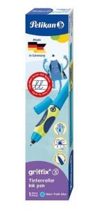 Pióro kulkowe Griffix praworęczne neon nieb. Wydawca: Pelikan. Multiszop.pl Opakowanie Pióro kulkowe Griffix praworęczne neon nieb