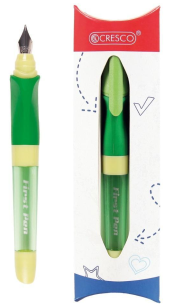 Opakowanie Pióro wieczne First Pen 2 do nauki pisania zielone