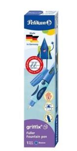 Pióro wieczne Griffix leworęczne blue sea. Wydawca: Pelikan. Multiszop.pl Opakowanie Pióro wieczne Griffix leworęczne blue sea