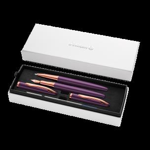 Pióro wieczne Pelikan +pióro kulkowe Jazz Noble Elegance Viola. Wydawca: Pelikan. Multiszop.pl Opakowanie Pióro wieczne Pelikan +pióro kulkowe Jazz Noble Elegance Viola