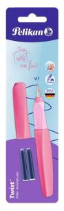Opakowanie Pióro wieczne Twist Berry Pink + naboje PELIKAN