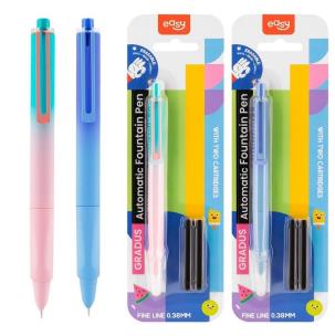 Pióro wieczne wymazywalne + 2 naboje mix EASY. Wydawca: Easy Stationery. Multiszop.pl Opakowanie Pióro wieczne wymazywalne + 2 naboje mix EASY