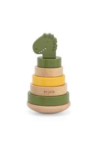 Piramida drewniana Dinozaur. Wydawca: Trixie Baby. Multiszop.pl Opakowanie Piramida drewniana Dinozaur
