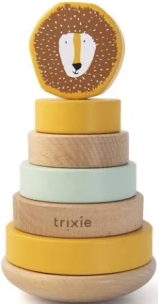 Piramida drewniana Lew. Wydawca: Trixie Baby. Multiszop.pl Opakowanie Piramida drewniana Lew