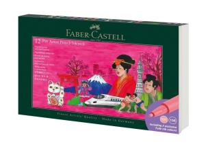 Opakowanie Pisaki artystyczne Tokio 12kol FABER CASTELL