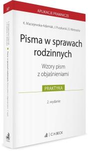 Okładka książki Pisma w sprawach rodzinnych. Wzory pism...