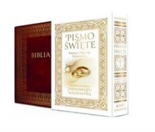 Okładka książki Pismo Święte ST i NT. Pamiątka ślubu
