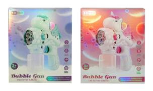 Pistolet do baniek mydlanych jednorożec MIX. Wydawca: SWEDE. Multiszop.pl Opakowanie Pistolet do baniek mydlanych jednorożec MIX