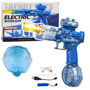 Pistolet elektyrczny na wodę akumulator światła. Wydawca: Leantoys. Multiszop.pl Opakowanie Pistolet elektyrczny na wodę akumulator światła