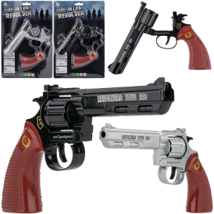 Pistolet na kapiszony metalowy MIX. Wydawca: Trifox. Multiszop.pl Opakowanie Pistolet na kapiszony metalowy MIX