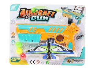 Opakowanie Pistolet na piłeczki piankowe z wyrzutnią samolot.