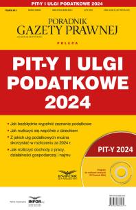 Okładka książki Pit-y i ulgi podatkowe 2024. Podatki 2/2025