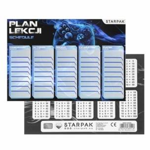 Plan lekcji z tabliczką mnożenia Gaming (25szt). Wydawca: Starpak. Multiszop.pl Opakowanie Plan lekcji z tabliczką mnożenia Gaming (25szt)