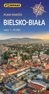 Okładka książki Plan miasta - Bielsko-Biała 1:20 000