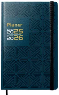 Planer 2025/2026 A5 tygodniowy granatowy. Wydawca: Edycja Świętego Pawła. Multiszop.pl Opakowanie Planer 2025/2026 A5 tygodniowy granatowy