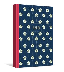 Opakowanie Planer dzienny białe kwiatki