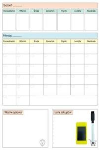 Opakowanie Planer magnetyczny suchościeralny 60x40cm