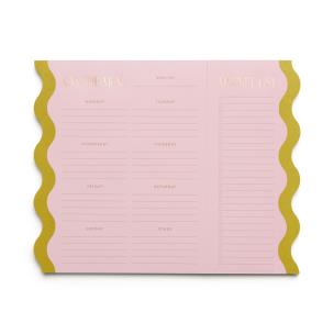 Opakowanie Planer posiłków na lodówkę Pink & Chartreuse