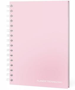 Opakowanie Planer treningowy. Dziennik fitness różowy