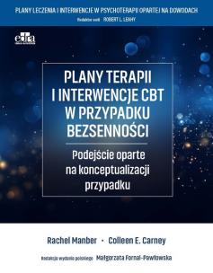 Okładka książki Plany terapii i interwencje CBT w przypadku bezsenności