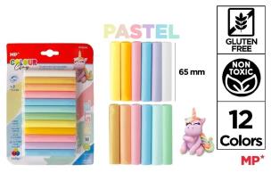 Opakowanie Plastelina 12 kolorów pastel