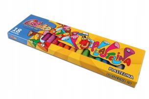 Opakowanie Plastelina 18 kolorów