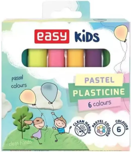 Plastelina COL-006-P 6 kolorów EASY. Wydawca: Easy Stationery. Multiszop.pl Opakowanie Plastelina COL-006-P 6 kolorów EASY