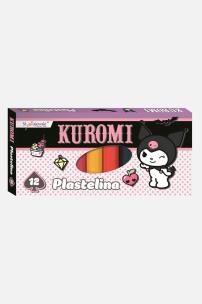 Plastelina Kuromi 12 kolorów. Wydawca: ST-MAJEWSKI. Multiszop.pl Opakowanie Plastelina Kuromi 12 kolorów