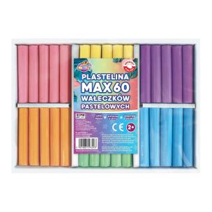 Opakowanie Plastelina MAX 60 wałeczków pastel