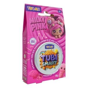 Plastelina Milky Pink 50g. Wydawca: Tuban. Multiszop.pl Opakowanie Plastelina Milky Pink 50g