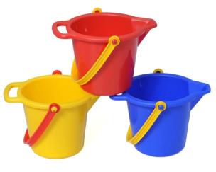 PLASTO Wiaderko z dzióbkiem 3 kolory do wyboru 21cm. Wydawca: Tactic. Multiszop.pl Opakowanie PLASTO Wiaderko z dzióbkiem 3 kolory do wyboru 21cm